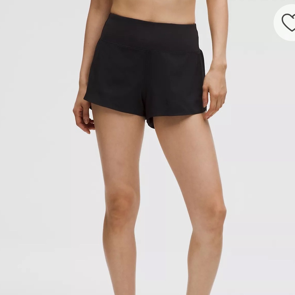 lululemon athletica Black High-Rise Athletic Shorts